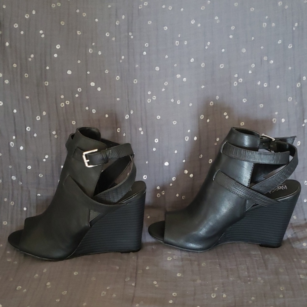 Peep Toe Heel Booties